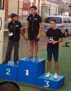 podium los Realejos juveniles.